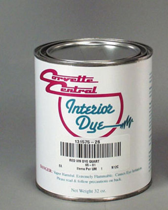 56-96 Leather Vinyl And Hard Plastic Interior Paint / Dye - Quart