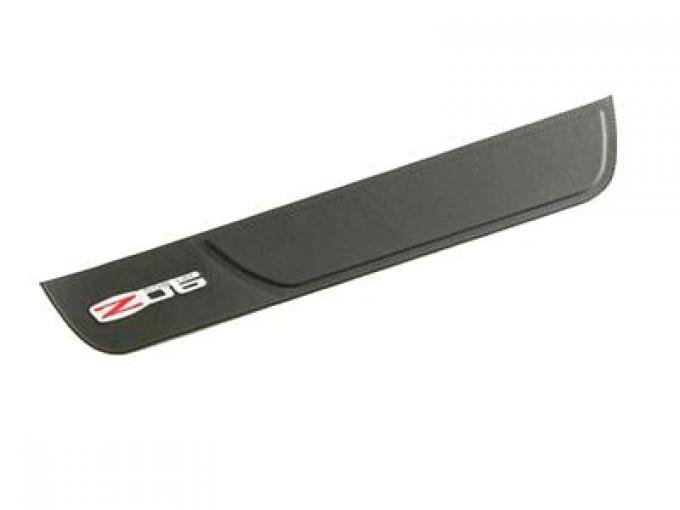 2006-2013 Door Sill Plates - Leather With Embroidered Z06 Logo