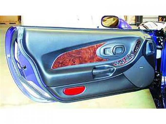 97-04 Wood / Carbon Fiber / Brushed Aluminum Door Panel Inserts