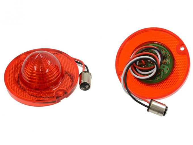 56-57 Red LED Tail Lights - Set Of 2
