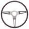 64-66 Simulated Wood Steering Wheel - Reproduction