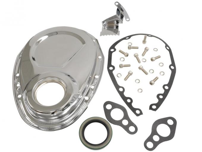 57-82 Chrome Timing Chain Cover - 327 / 350