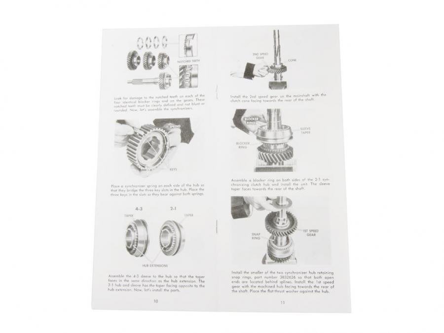 Overhauling 4speed Transmission Pocket Guide Corvette Depot