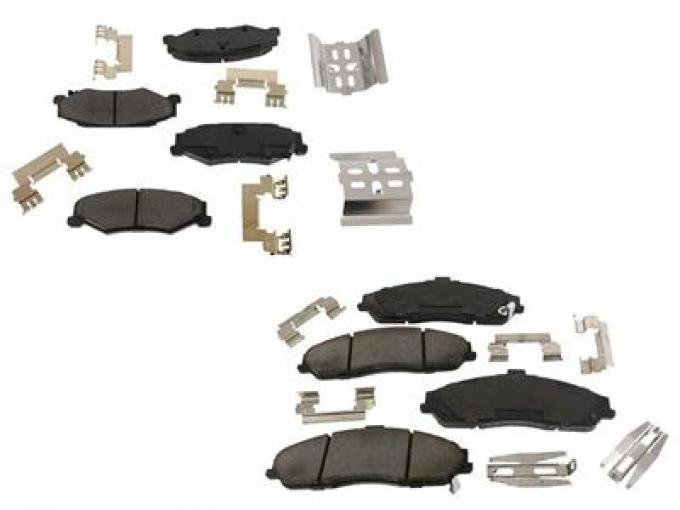 97-13 Front And Rear Brake Pads - Posi Quiet Ceramic