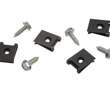 Redline Restomotive® 1977-1982 Chevrolet Corvette Parking / Emergency Brake Console Cover Mount Screw Kit