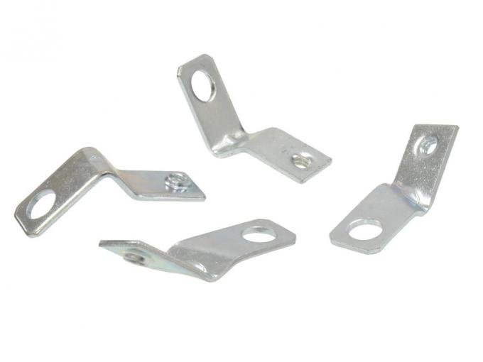 70-79 Ignition Shield Bracket Set - Rear Lower - Late 70 - 4 Pieces