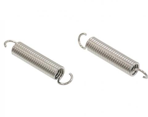 59-76 Hood Lock / Latch Tension Spring - Female - 1959 Late - Electro Polished S