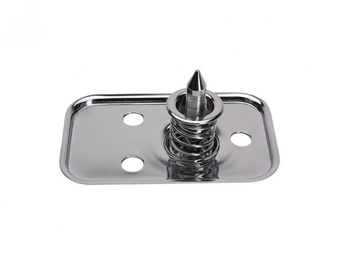 1958-1959 Chrome Hood Lock / Latch - Male Assembly