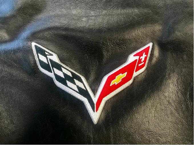 2014-2019 Rear Bumper Bib/Apron With C7 Emblem