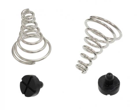 77-82 Hood Pop Up Springs - Polished Stainless Steel