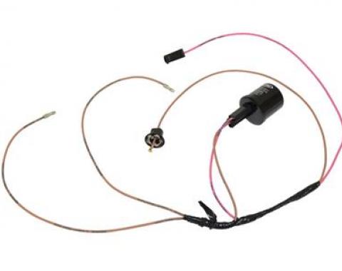 58-62 Optional Parking / Emergency Brake Warning Lamp Kit - For Custom Wire Harn