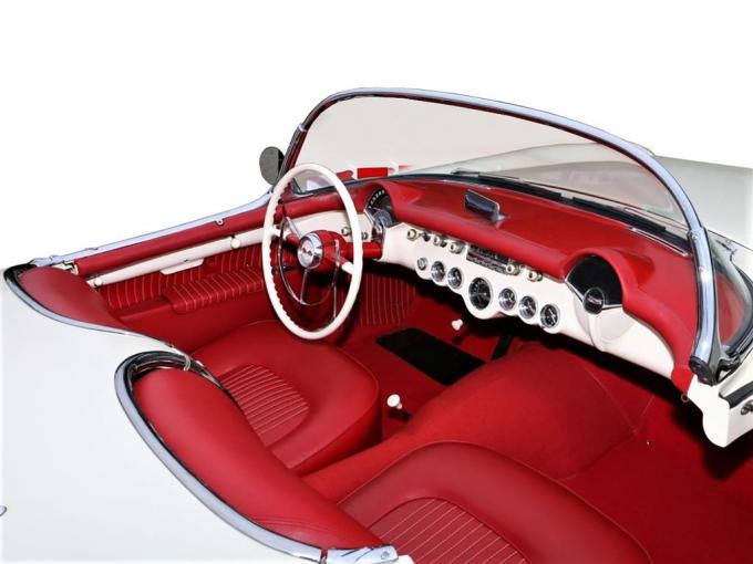 53-55 Interior Upholstery Package - Seat Covers Door Panels Carpet