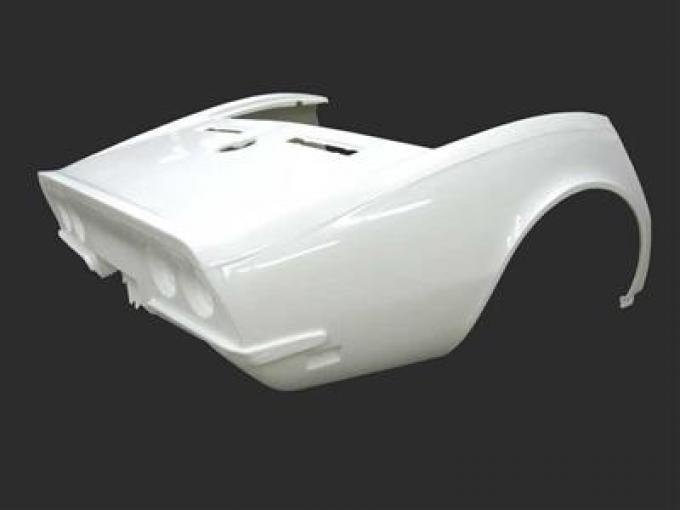 70-73 Fiberglass Body Rear End - 1 Piece Convertible Hand Laid