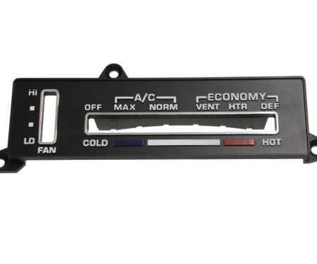 77-79 Heater And Air Conditioning Control Face Plate