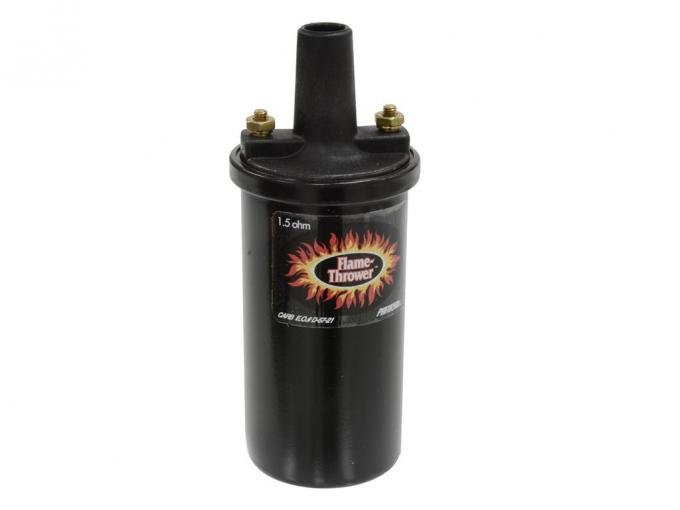 58-74 High Energy Coil - Pertronix Black Flame Thrower ( 40000 Volt / 1.5 Ohm)
