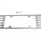 2005-2023 Billet Rear License Plate Frame / Bezel - Chrome