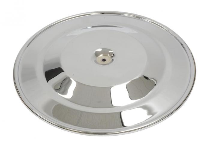 1965 Air Cleaner Cover - 327 Chrome With Black Silk Screen