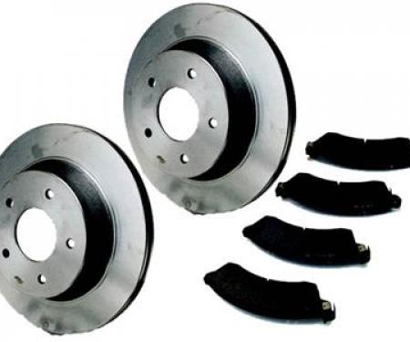 84-87 Rear Brake Rotor Set with Pads