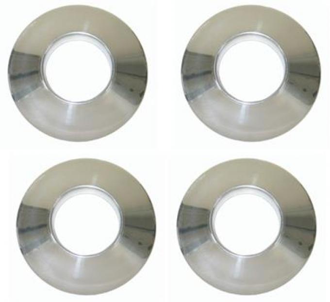 1976-1982 Wheel Spinner Cone Clear Anodized Set Of 4