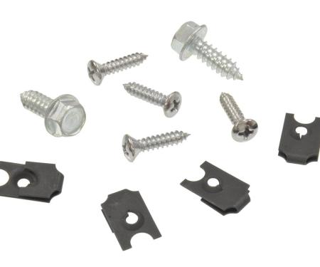 Redline Restomotive® 1963-1967 Chevrolet Corvette Coupe Quarter Trim Panel Screws with U-Nuts