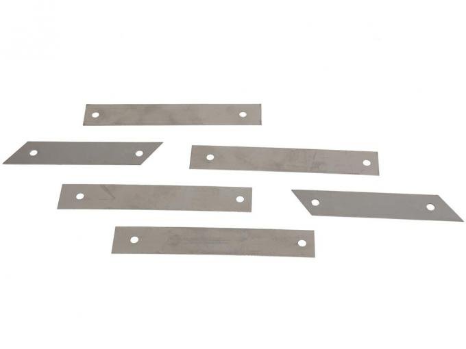 58-61 Side Spear Reinforcement Plate Set - Stainless Steel