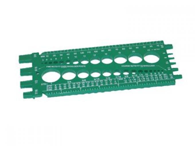 USS / SAE And Metric Bolt And Nut Gauge