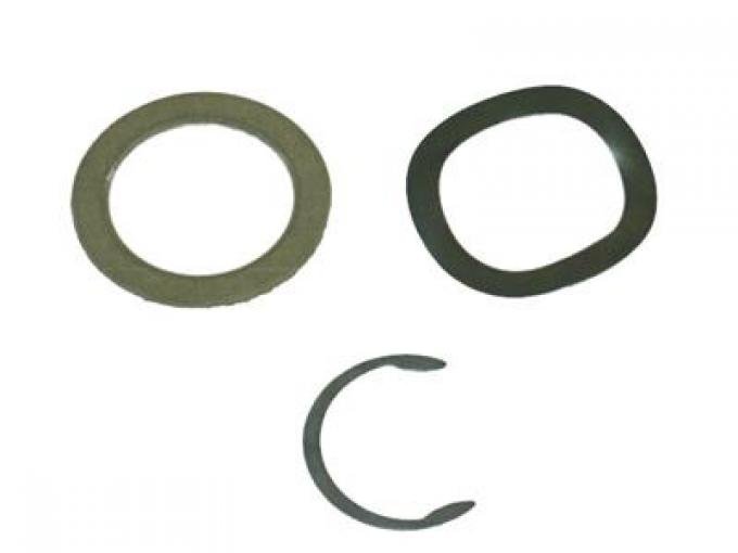 67 Upper Standard Steering Column Washer And Clip (3 Pieces)