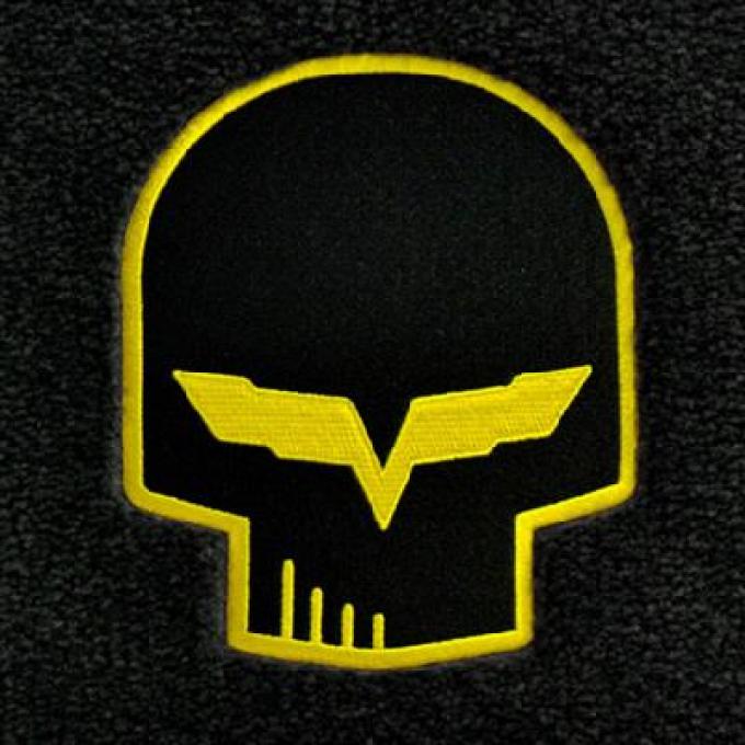 2005-2007 Floor Mats With Yellow C6 Jake Logo - Lloyd Design 2007 Early