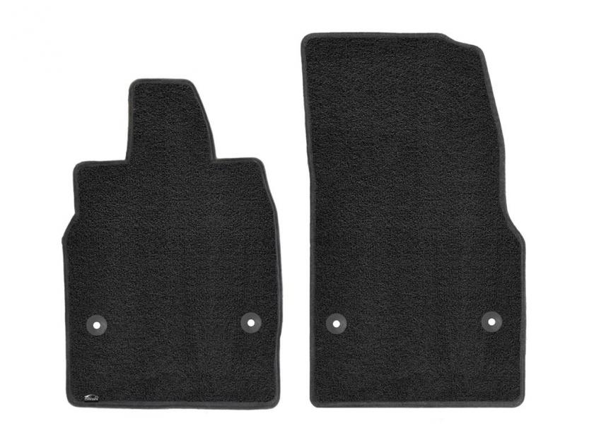 20202023 Ebony / Black Lloyds Lloyds Floor Mats Plain Corvette Depot