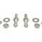 58-62 Gas Pedal Stud - With Nuts And Washers Stainless Steel - 2 Piece Set