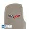 2005-2013 Leather Center Console Door with Embroidered C6 Emblem