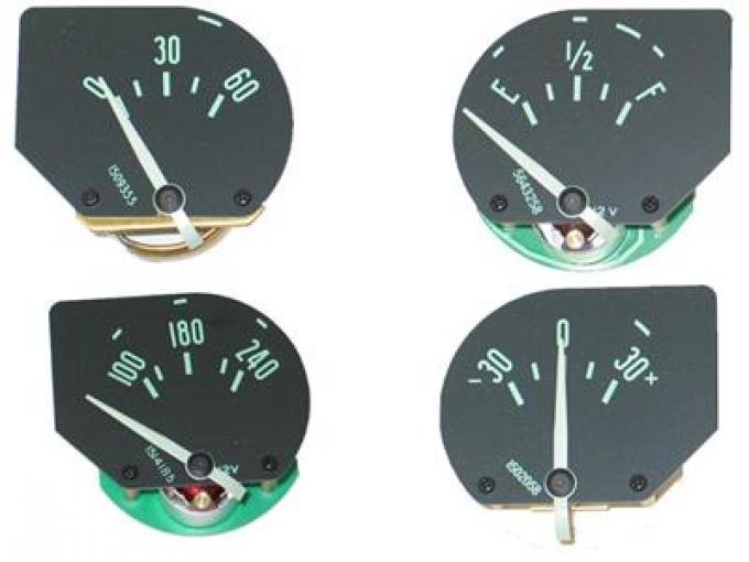 62 Small Gauge Set With 240 Temperature Gauge - Set Of 4