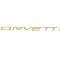 97-04 Rear Corvette Polyurethane Corvette Letters / Emblem