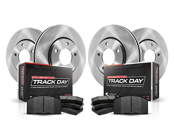 PowerStop Track Day Brake Rotors With Pads Kit with HD Brakes