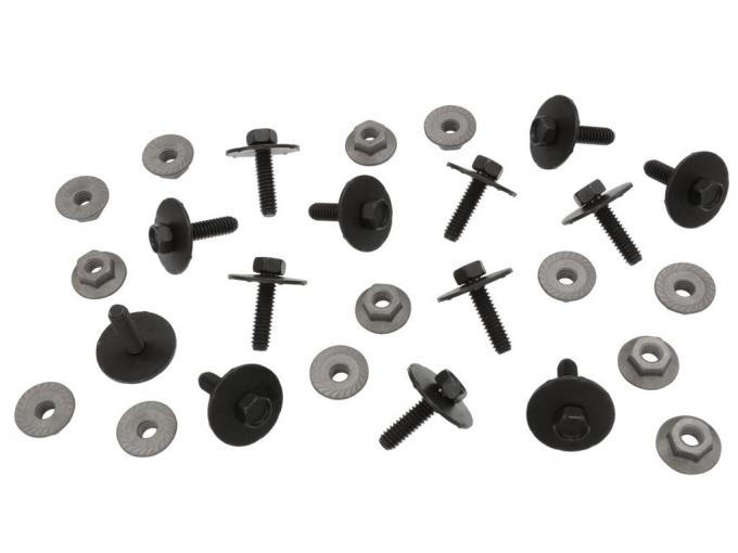 Redline Restomotive® 1984-1990 Front Spoiler / Air Dam Mounting Bolt and Nut Set