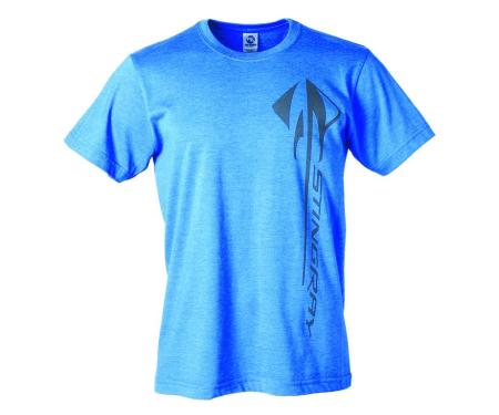 C7 Stingray Vertical Royal Blue T-Shirt