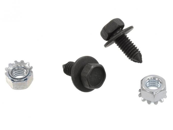 63-66 Steering Column Bracket Fastener - Mounting Bracket Kit 4 Pieces