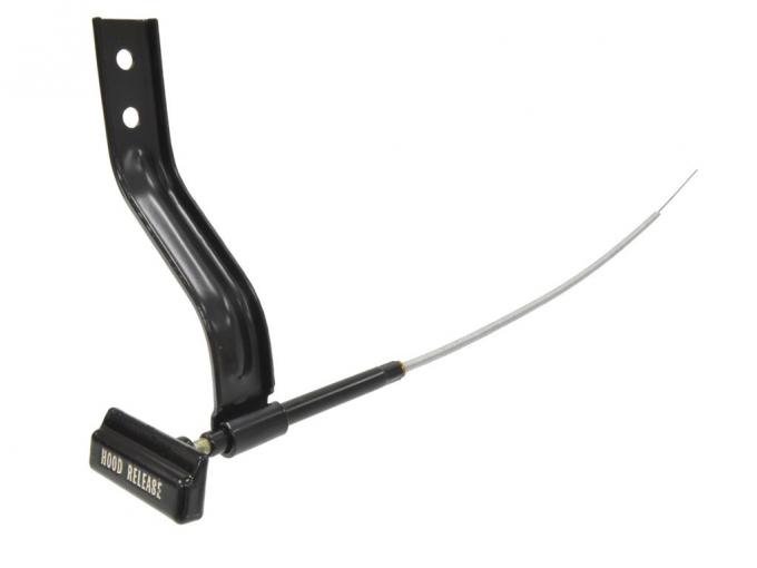 68-76 Hood Release Cable - With Handle And Bracket