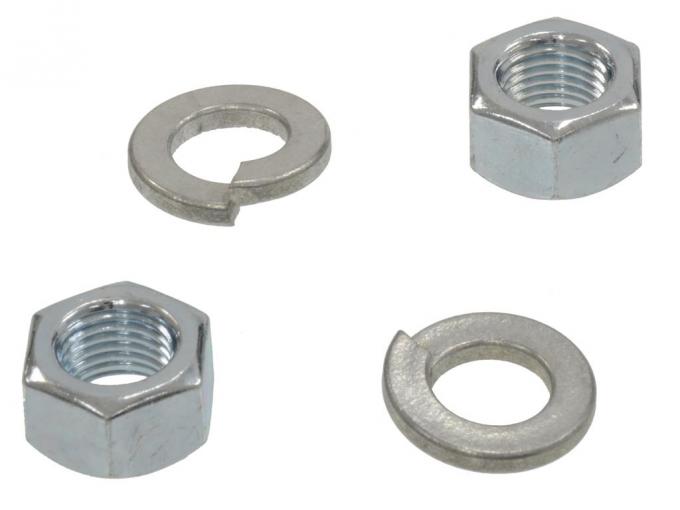 Redline Restomotive® 1953-1962 Chevrolet Corvette 4 Piece Front Lower Shock Absorber Mount Bracket Kit