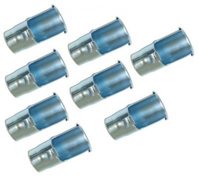 65-66 Spark Plug Barrel Tube Heat Shield - 396 / 427 (8 piece set)