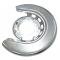 65-75 Parking / Emergency Brake Flange Plate - Left Rear Zinc Silver