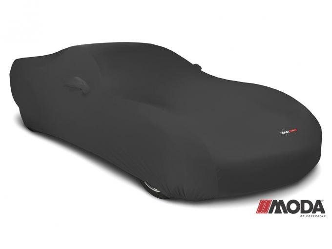 84-96 Moda Stretch Black Car Cover With C4 Emblem