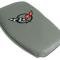 97-04 Center Console Cushion Cover - Vette Rest Gray With Black C5 Logo