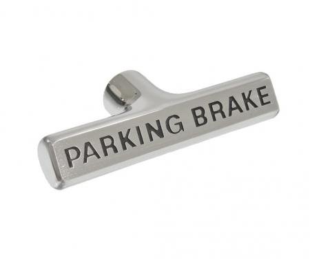 58-62 Parking / Emergency Brake Handle - Black Letters