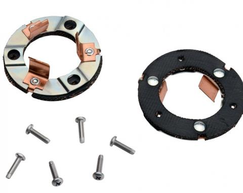 56-57 Tail Pipe Retainers in Exhaust Bezel