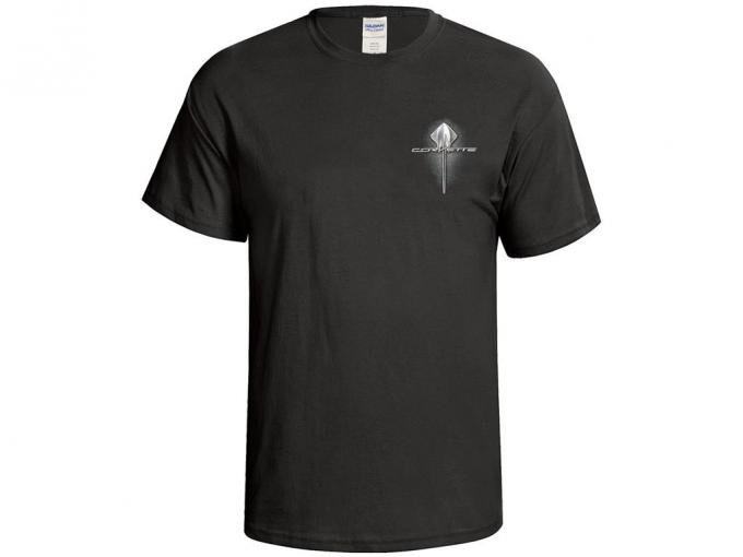Men's C7 Stingray Emblem Black T-Shirt