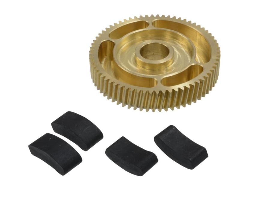 CNC Machined Brass Headlight Gear Kit – Fits Corvette C4 1984-1987