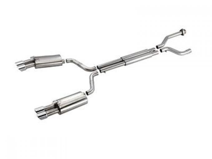 Corsa 2.5in D&S Cat-Back Exhaust | Chevrolet Corvette (93-95) (14116BLK)