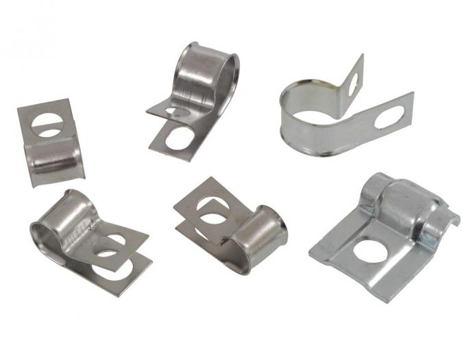 63-67 Fuel Line to Frame Clips Set - 6 Pieces