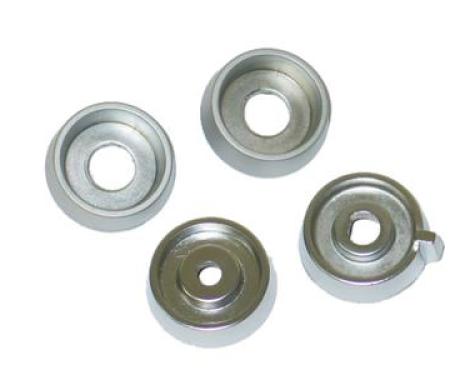 64-65 Radio Heater Knob Spacer Set - No Air Conditioning - 4 Pieces